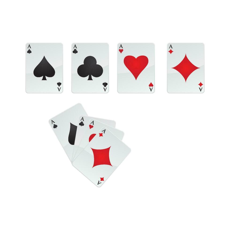 playing cards icon illustration vector