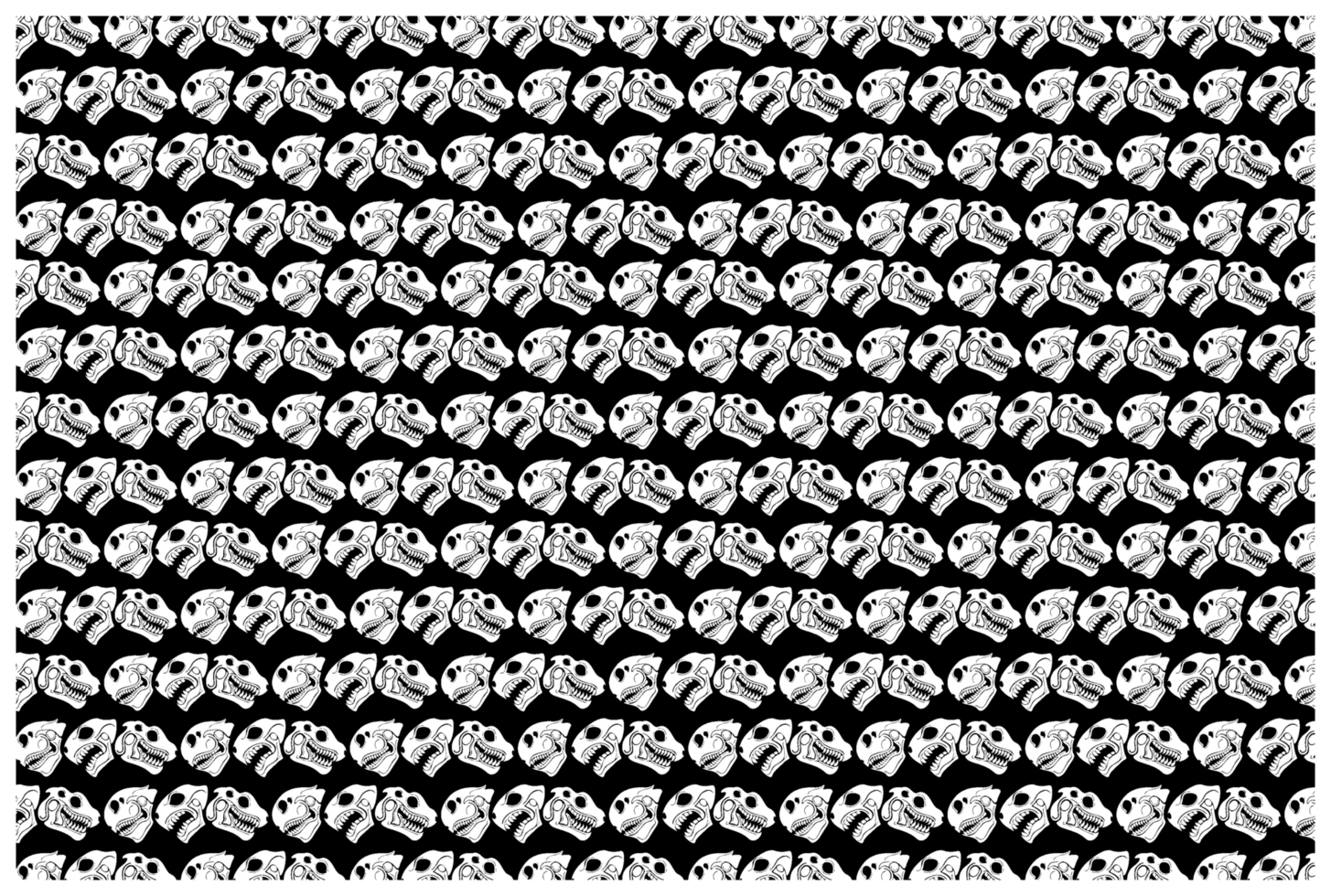 Dragon Skull Tattoo Pattern Background png