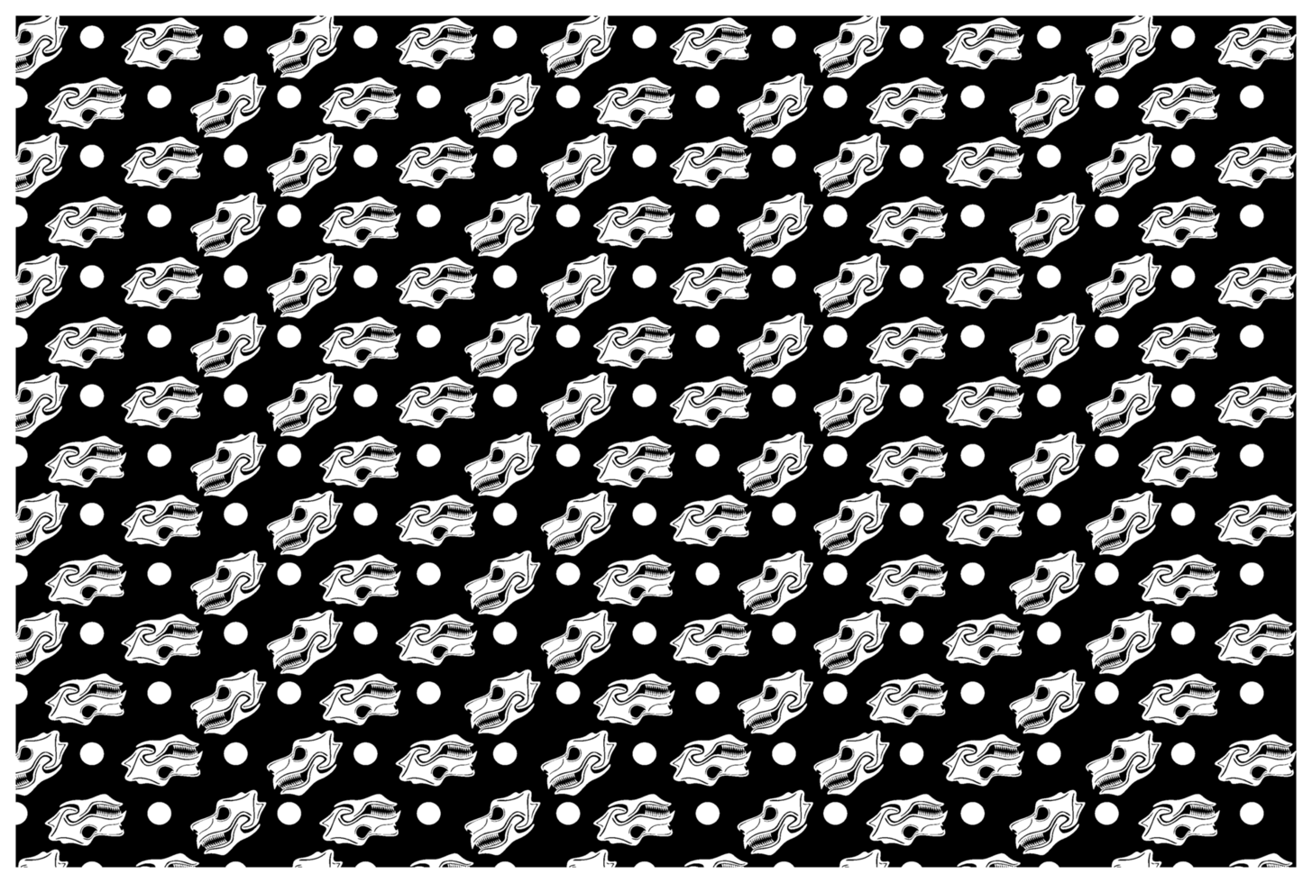 Dragon Skull Tattoo Pattern Background png