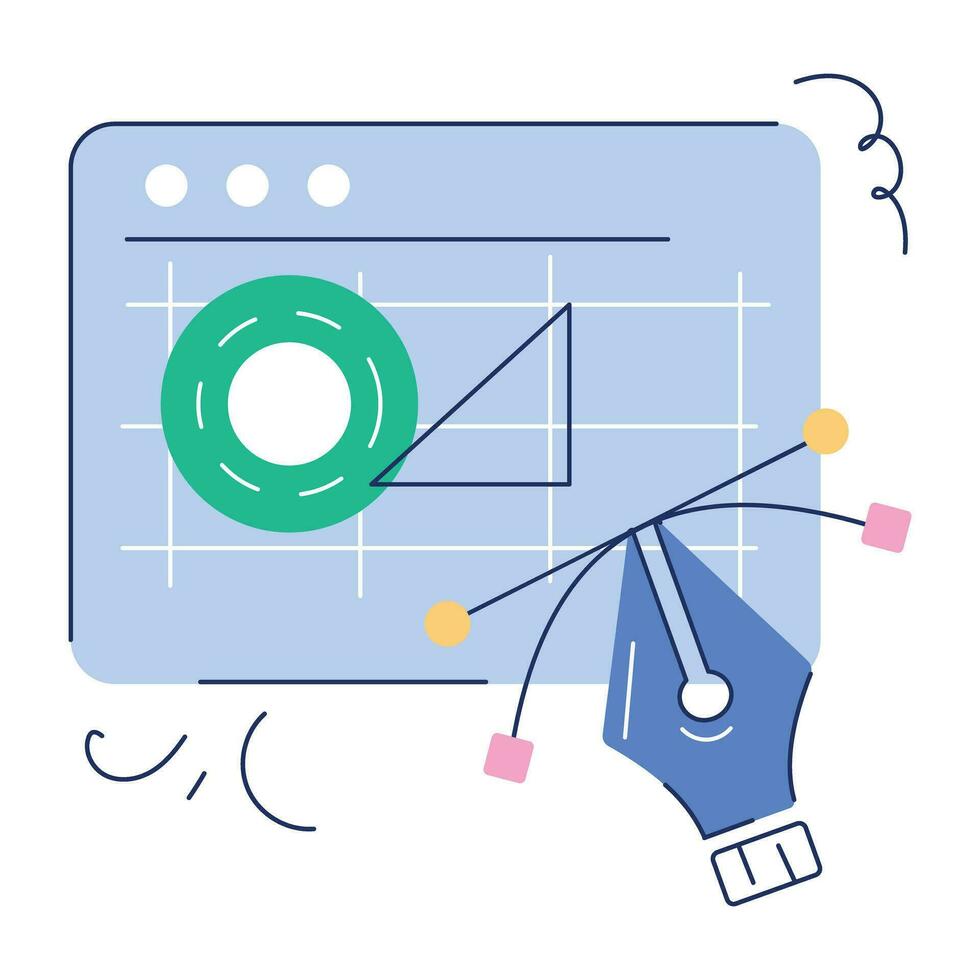 Creative Agency Flat Illustration vector