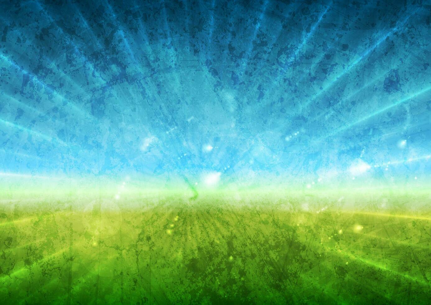 Abstract sunny landscape vector background