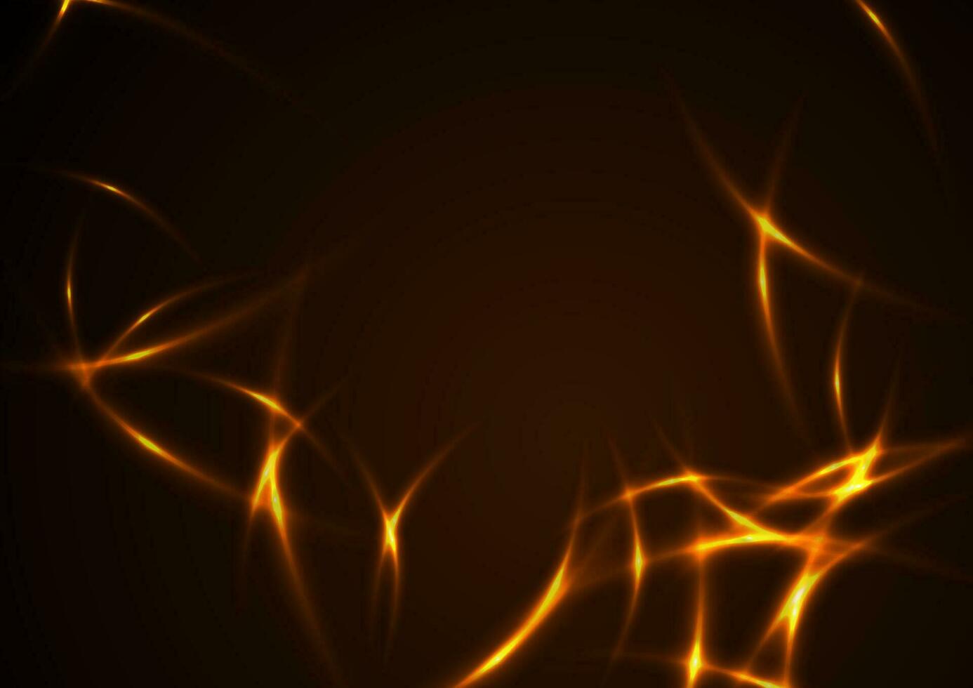 Vibrant orange glowing neon abstract background vector