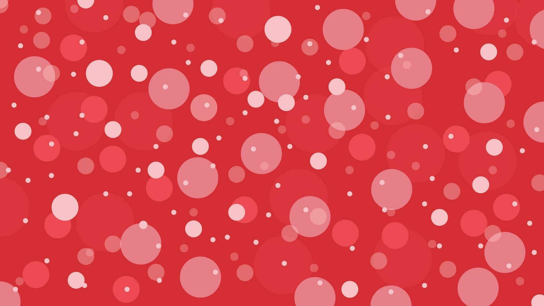 Abstract Christmas bubble red background vector