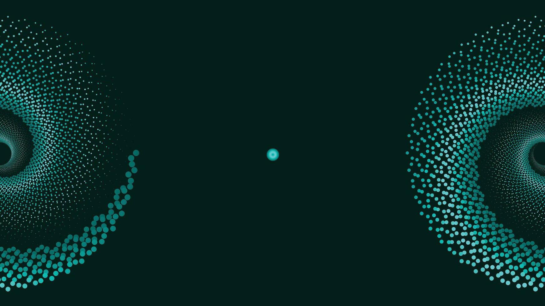 Abstract spiral green round vortex background for your creative project. vector