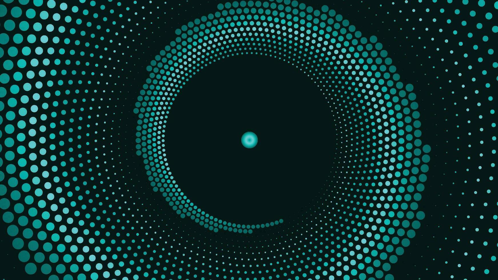 Abstract spiral green round vortex background for your creative project. vector