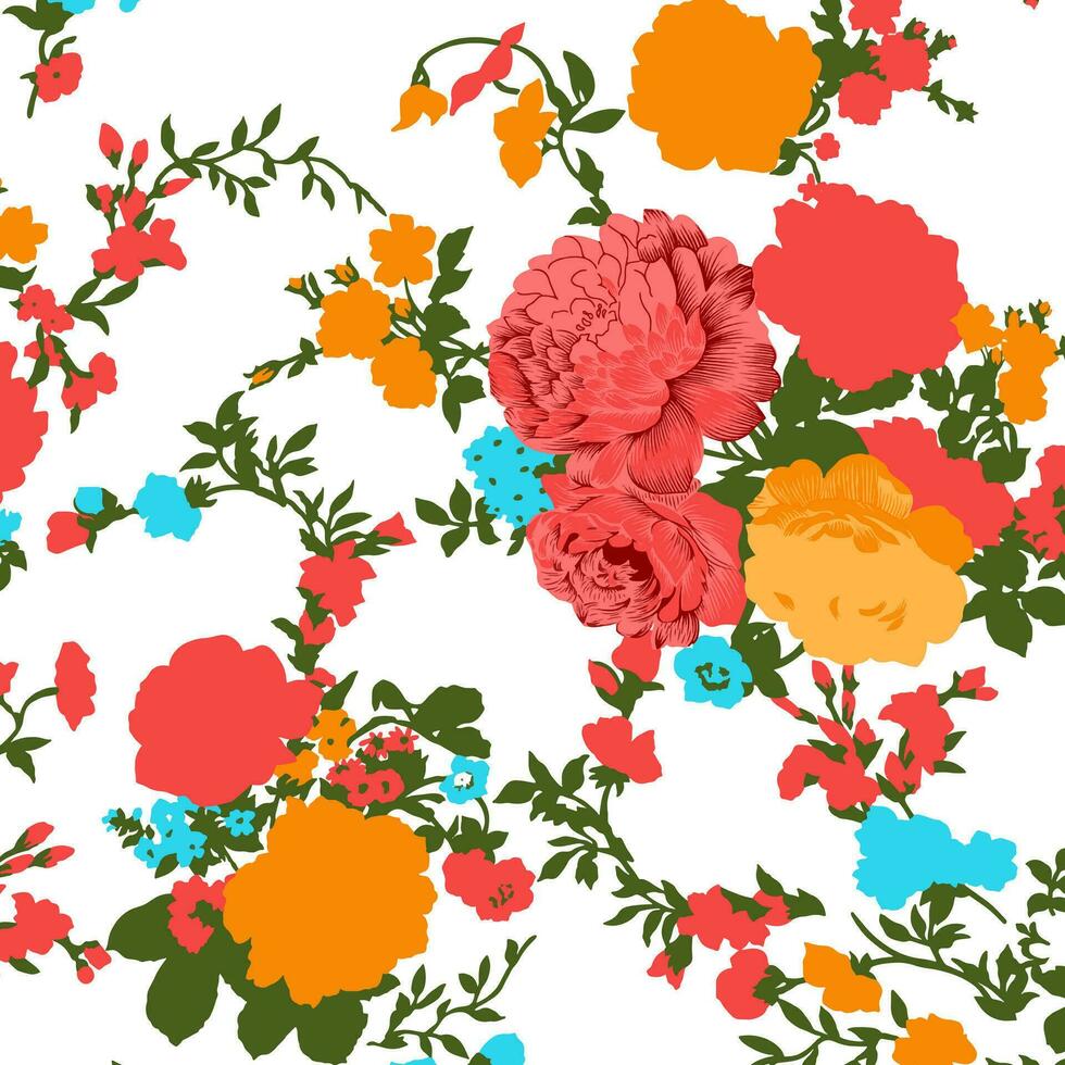 floral,camouglage,ornament,abstract pattern suitable for textile and printing needs vector