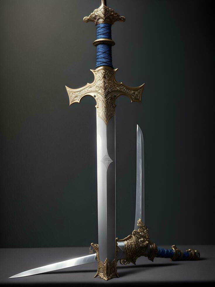 Sword in Studio for Photo Shot AI Generative