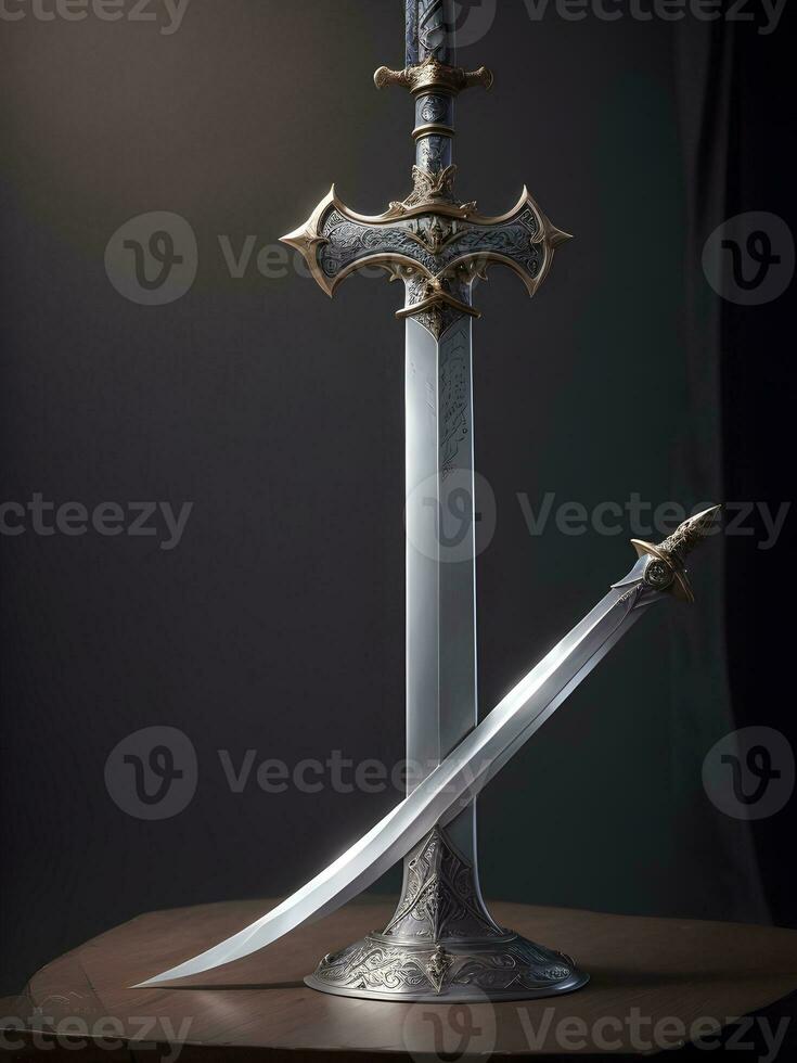 Sword in Studio for Photo Shot AI Generative