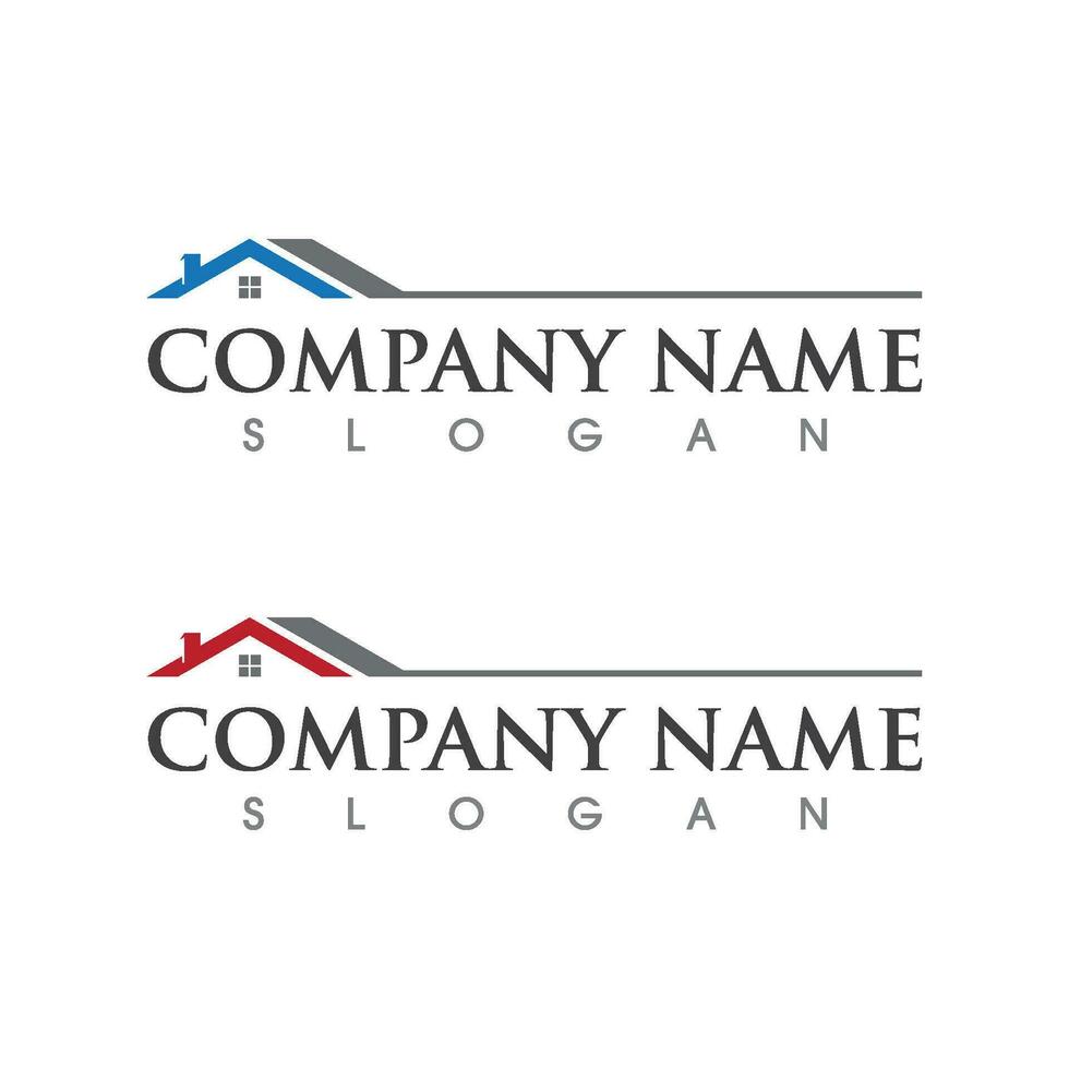 Property and Construction Logo design vector