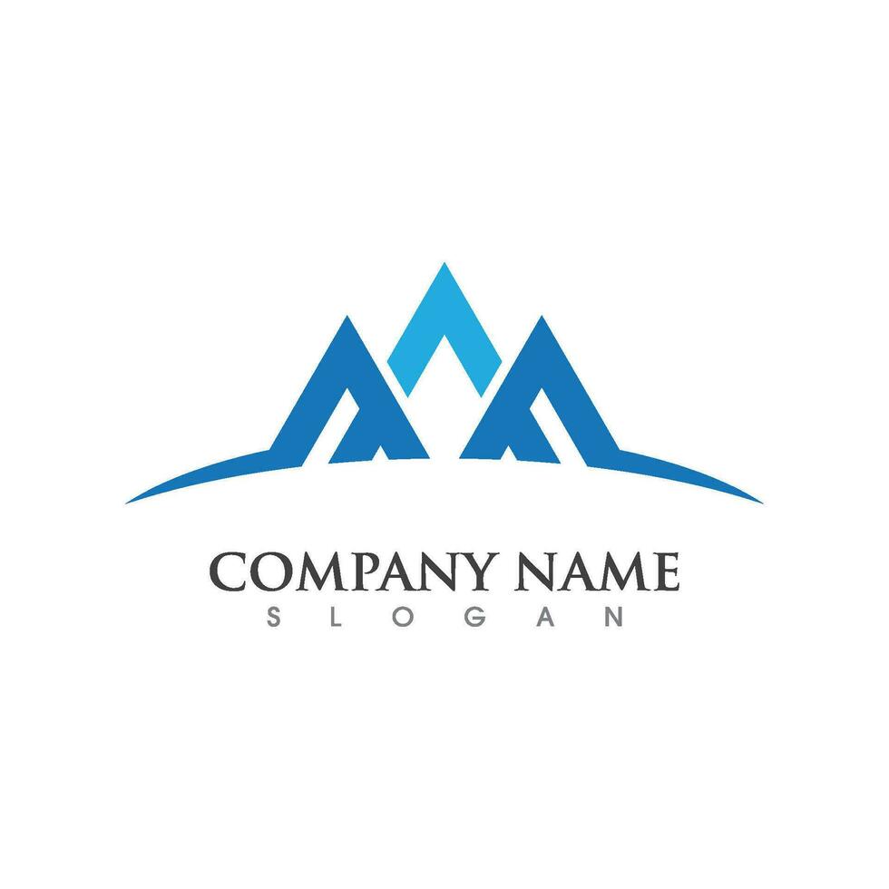 Mountain icon Logo vector