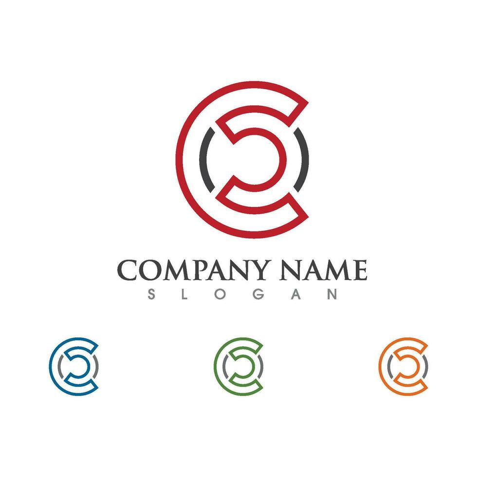 C Letter Logo Template vector