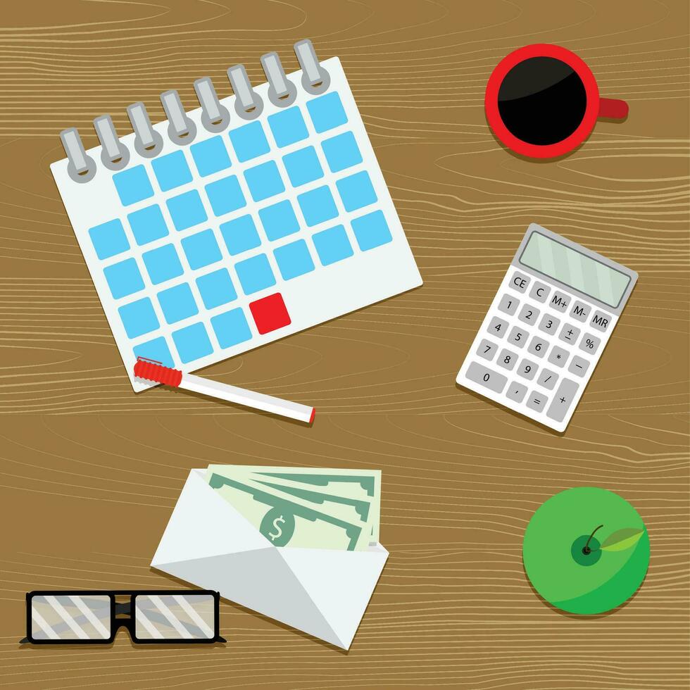 Paydays salary vector. Money salary increase, pay wages, compensation and paycheck, payroll vector illustration