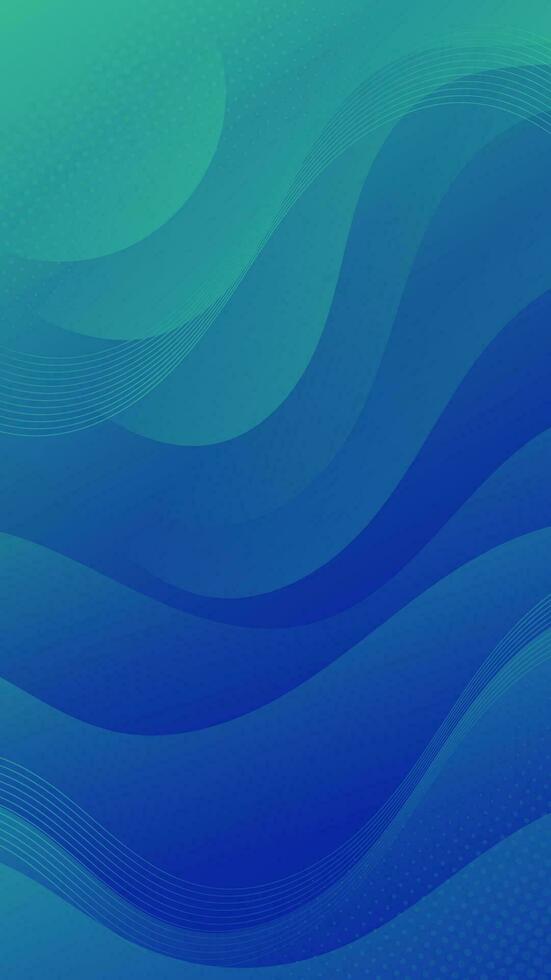 Abstract background green blue color with wavy lines and gradients is a versatile asset suitable for various design projects such as websites, presentations, print materials, social media posts vector