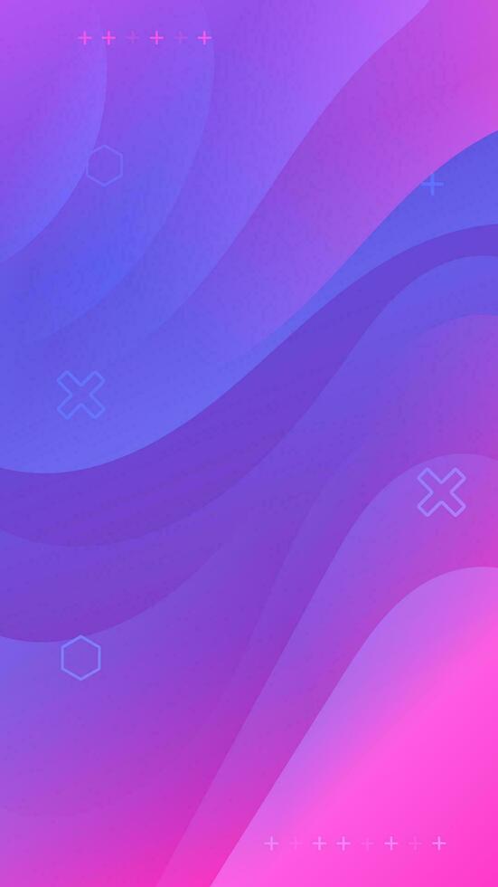 Abstract background purple blue color with wavy lines and gradients is a versatile asset suitable for various design projects such as websites, presentations, print materials, social media posts vector