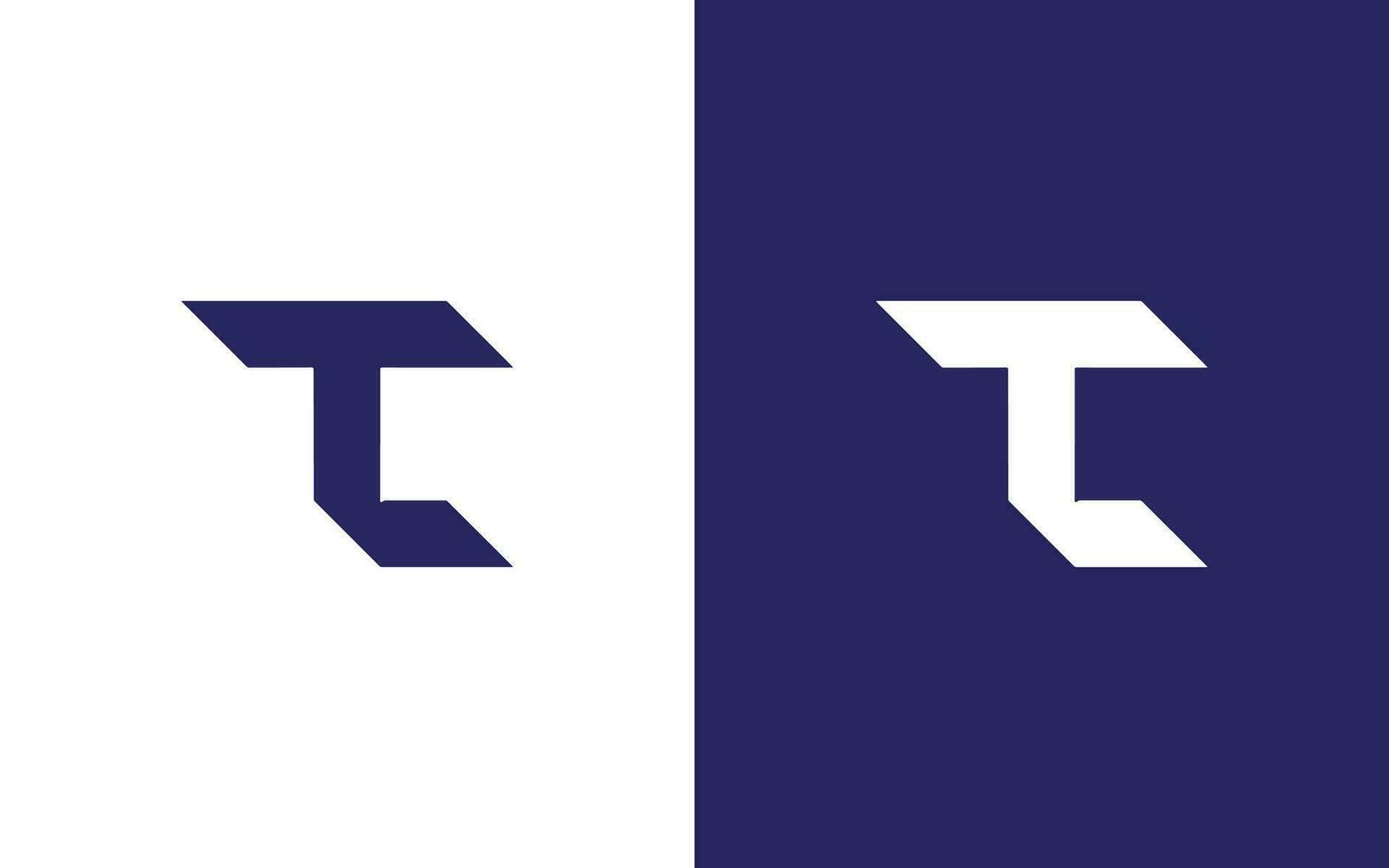 T L letter logo design vector