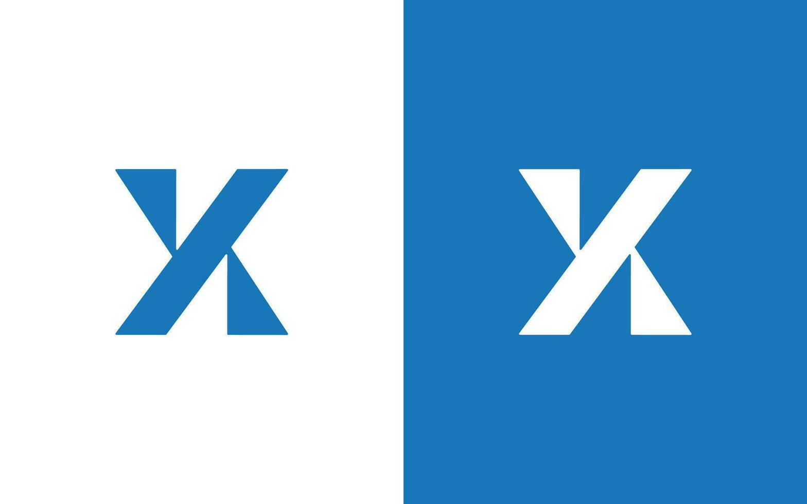 diseño de logotipo letra x vector