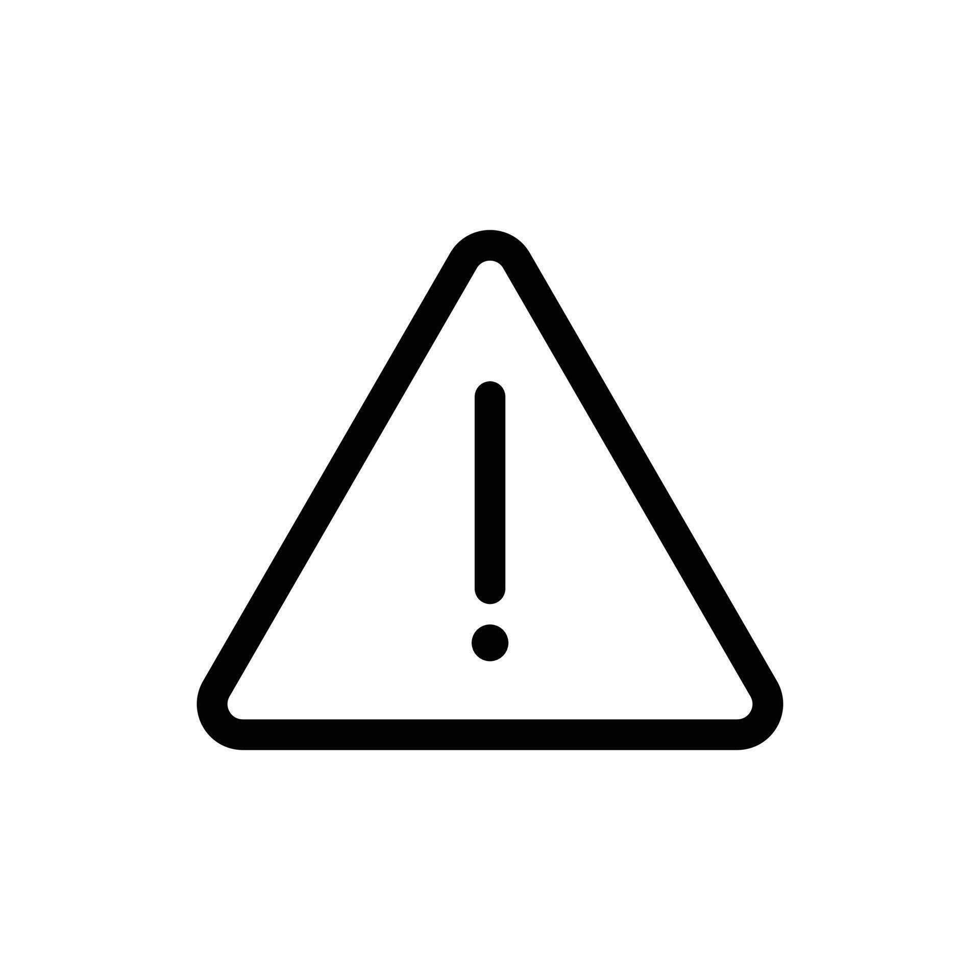 Triangle with exclamation mark, attention caution alert sign, hazard