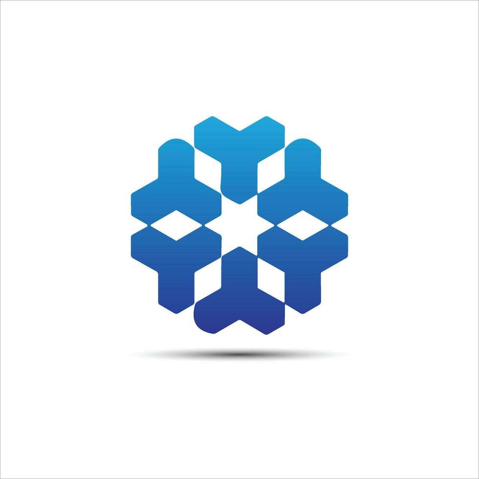 Tech logo design vector