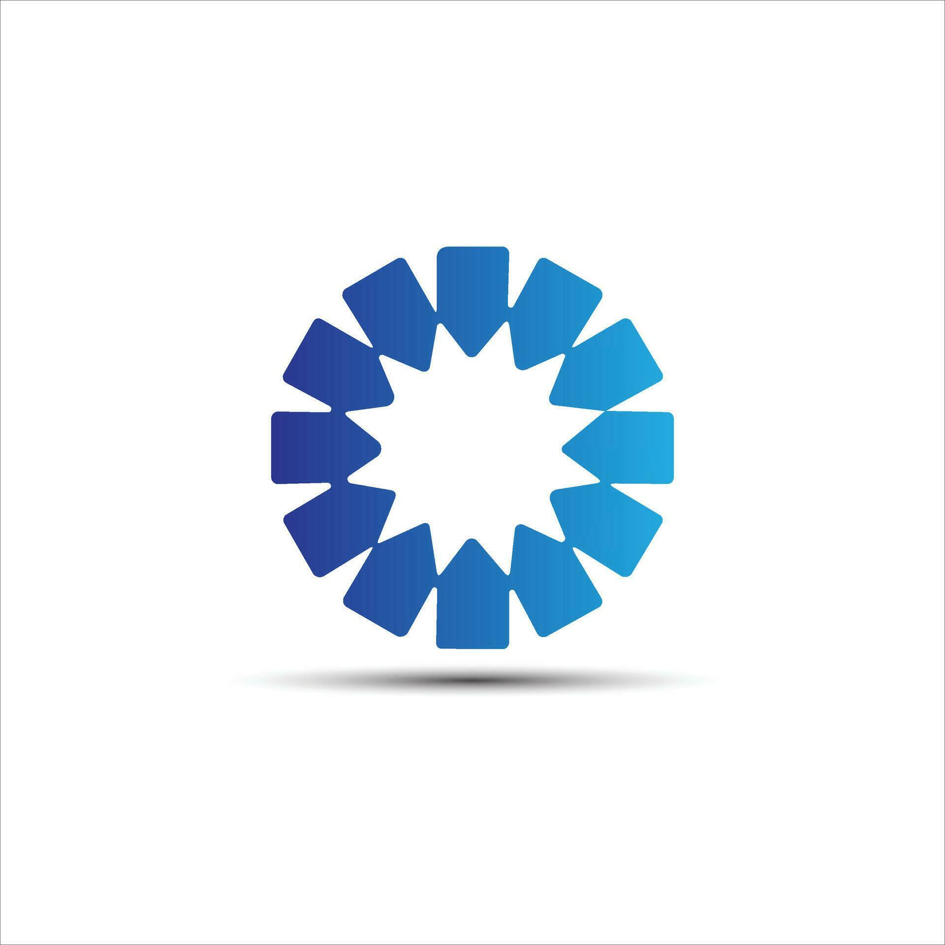 Round shape logo design 34330153 Vector Art at Vecteezy