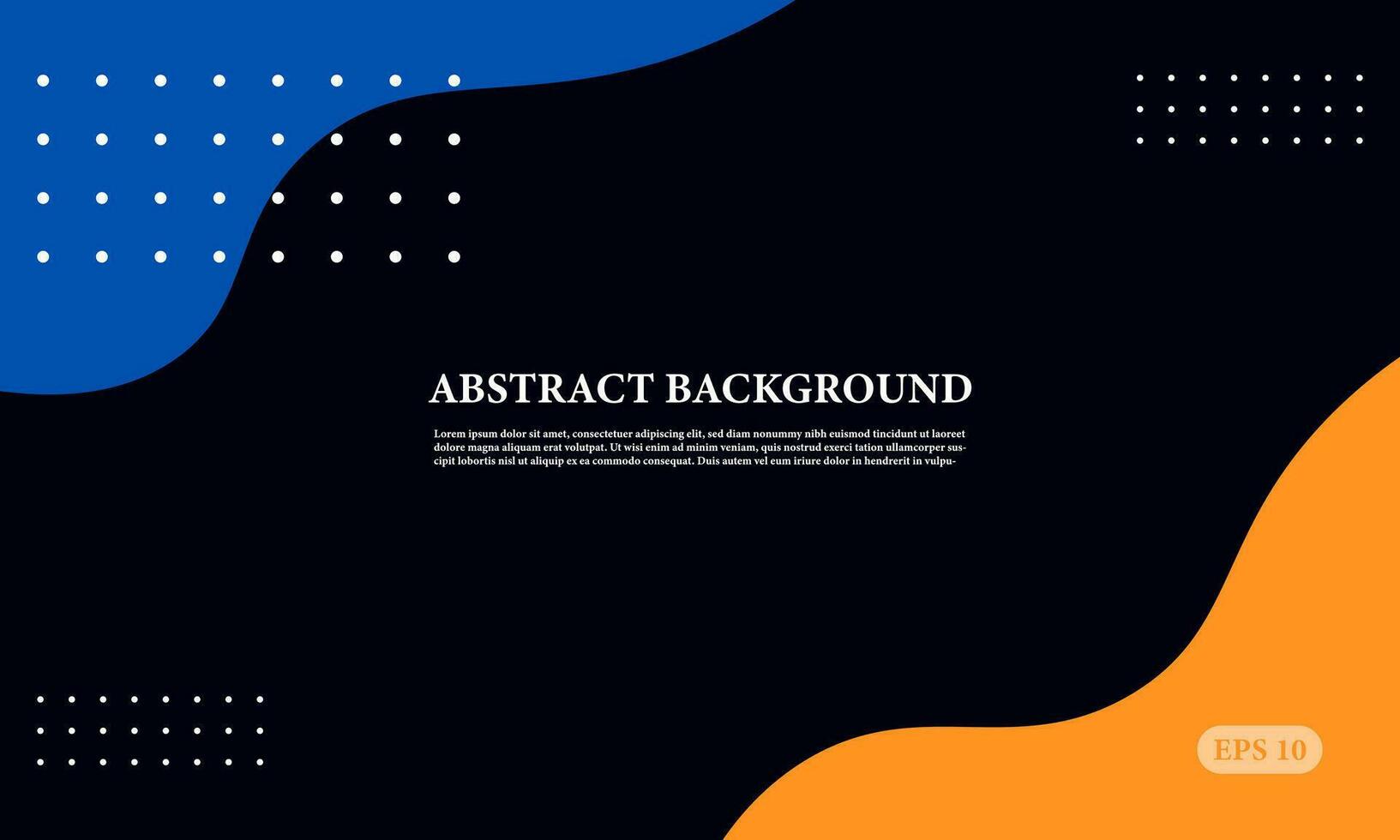 simple banner design with wave shape. eps 10 vector format.