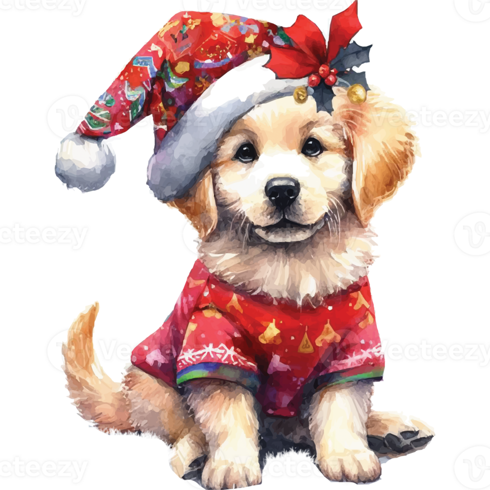 Cute pets in festive costumes, AI Generated png