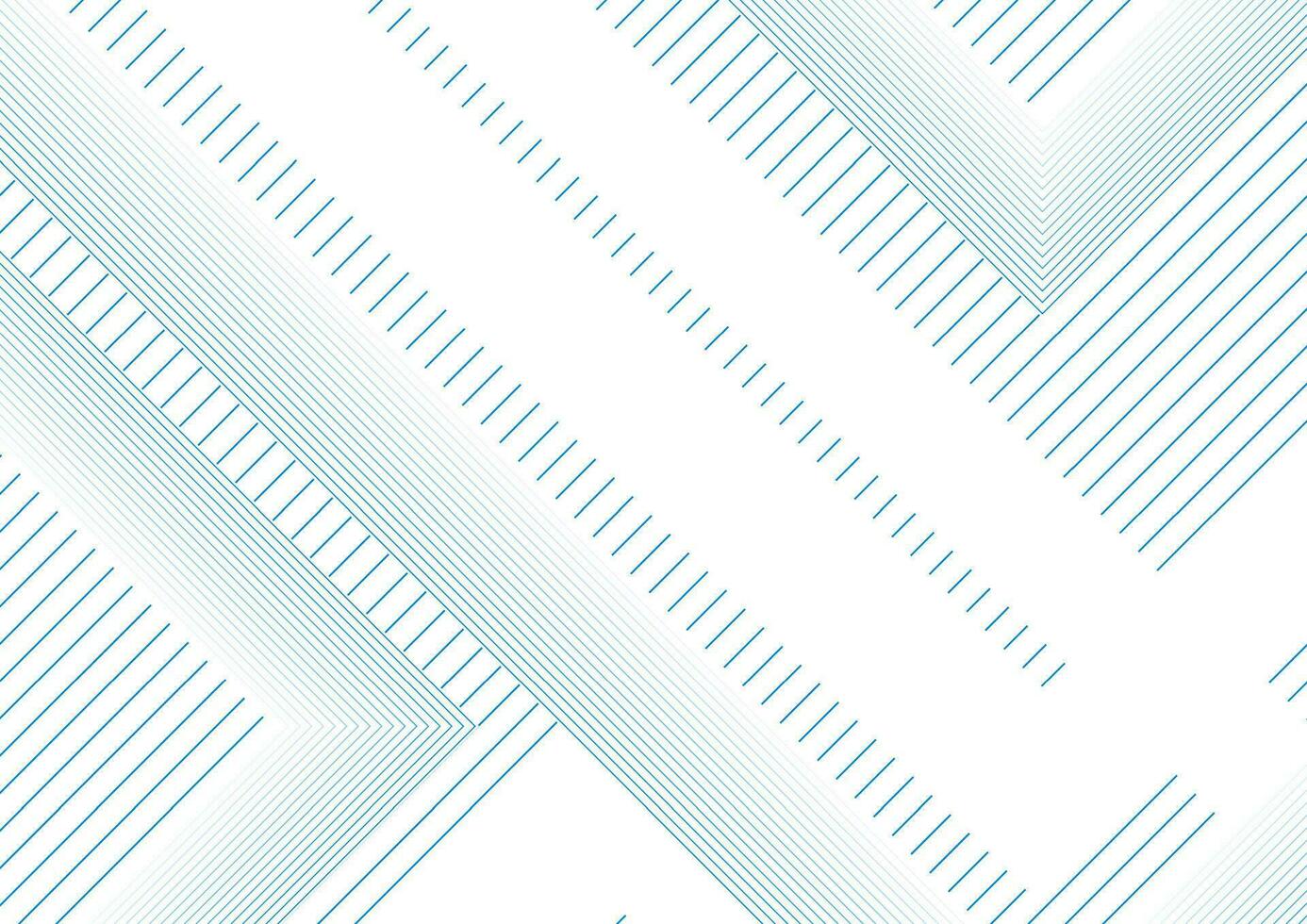 Blue white minimal lines abstract futuristic tech background vector