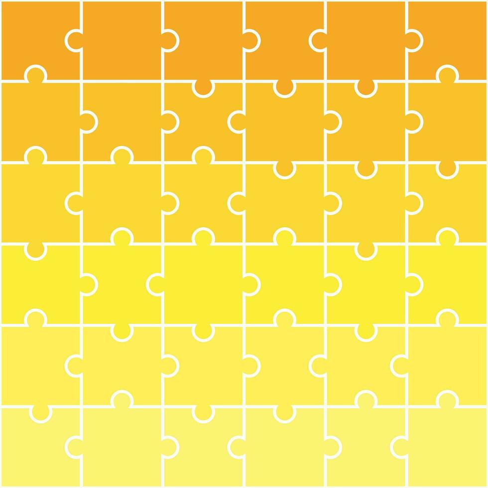 Yellow shade jigsaw pattern. jigsaw line pattern. jigsaw seamless pattern. Decorative elements, clothing, paper wrapping, bathroom tiles, wall tiles, backdrop, background. vector