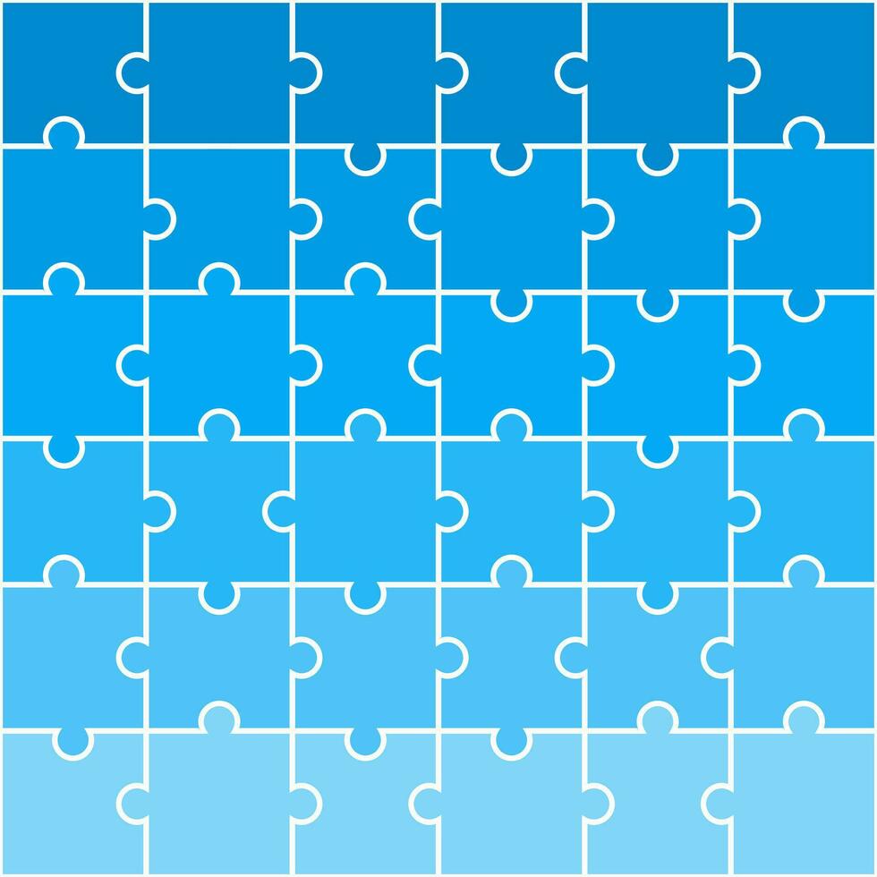 Blue shade jigsaw pattern. jigsaw line pattern. jigsaw seamless pattern. Decorative elements, clothing, paper wrapping, bathroom tiles, wall tiles, backdrop, background. vector