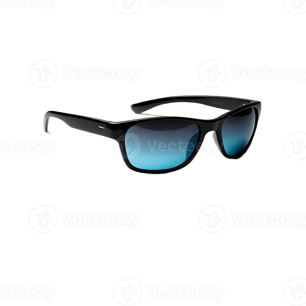 Sunglasses on a transparent background. ai generative png