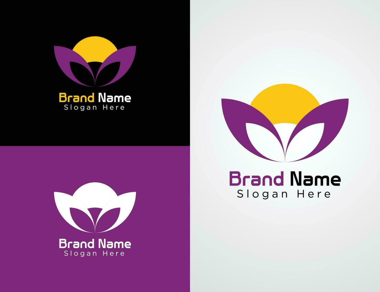 Vector Colorful Company website logo collection or logo set