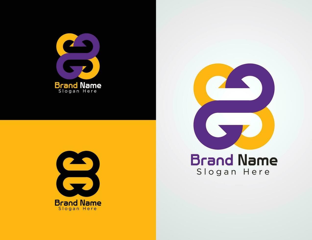 Vector Colorful Company website logo collection or logo set