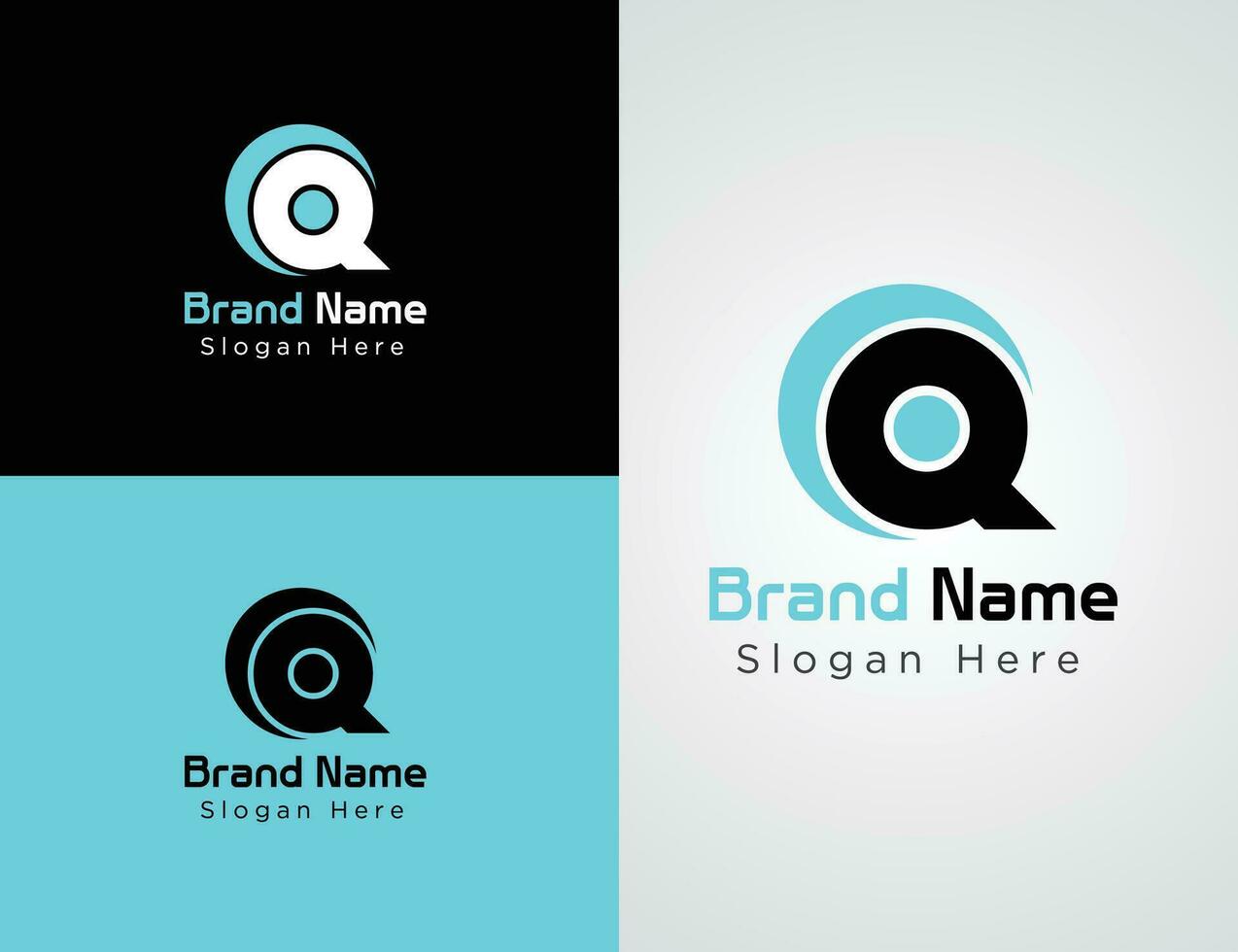 Letter q logo design vector