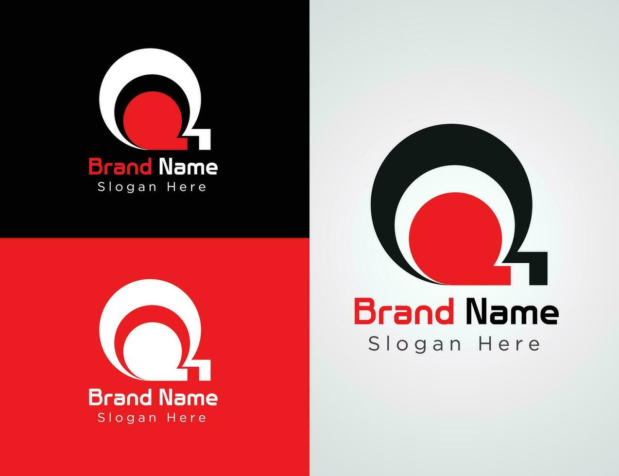 Vector Colorful Company website logo collection or logo set