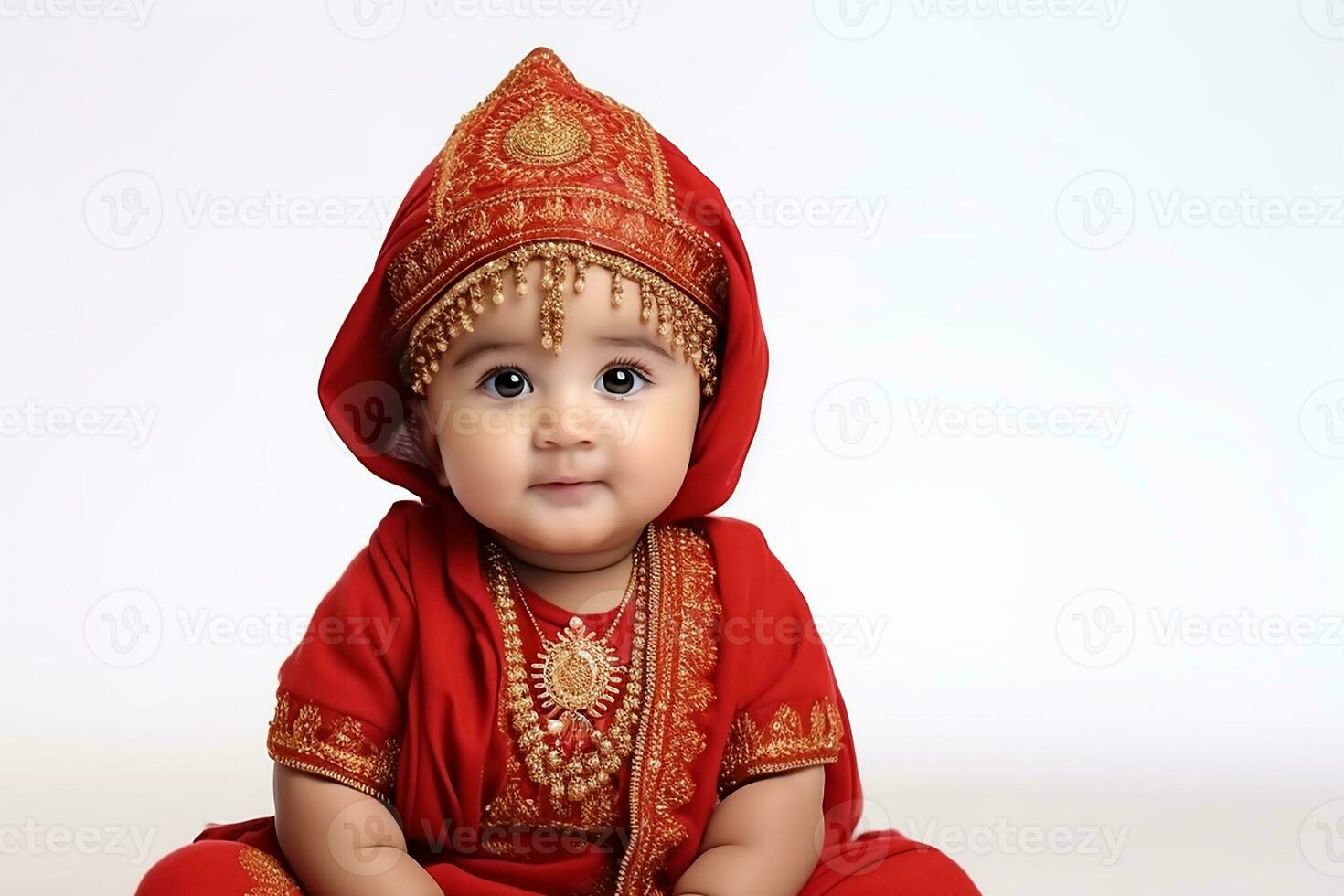 ai generado estudio retrato de linda pequeño bebé niño de diferente nacionalidades en diferente colores antecedentes foto