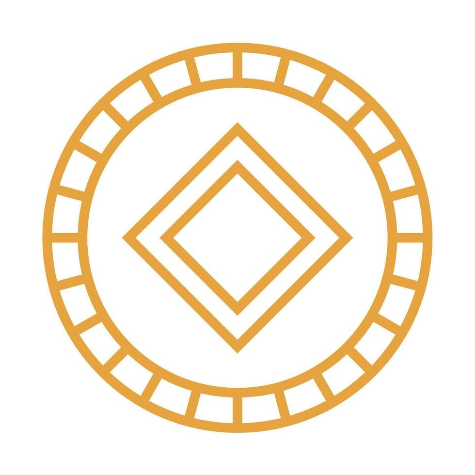 Vector traditional decorative round frame
