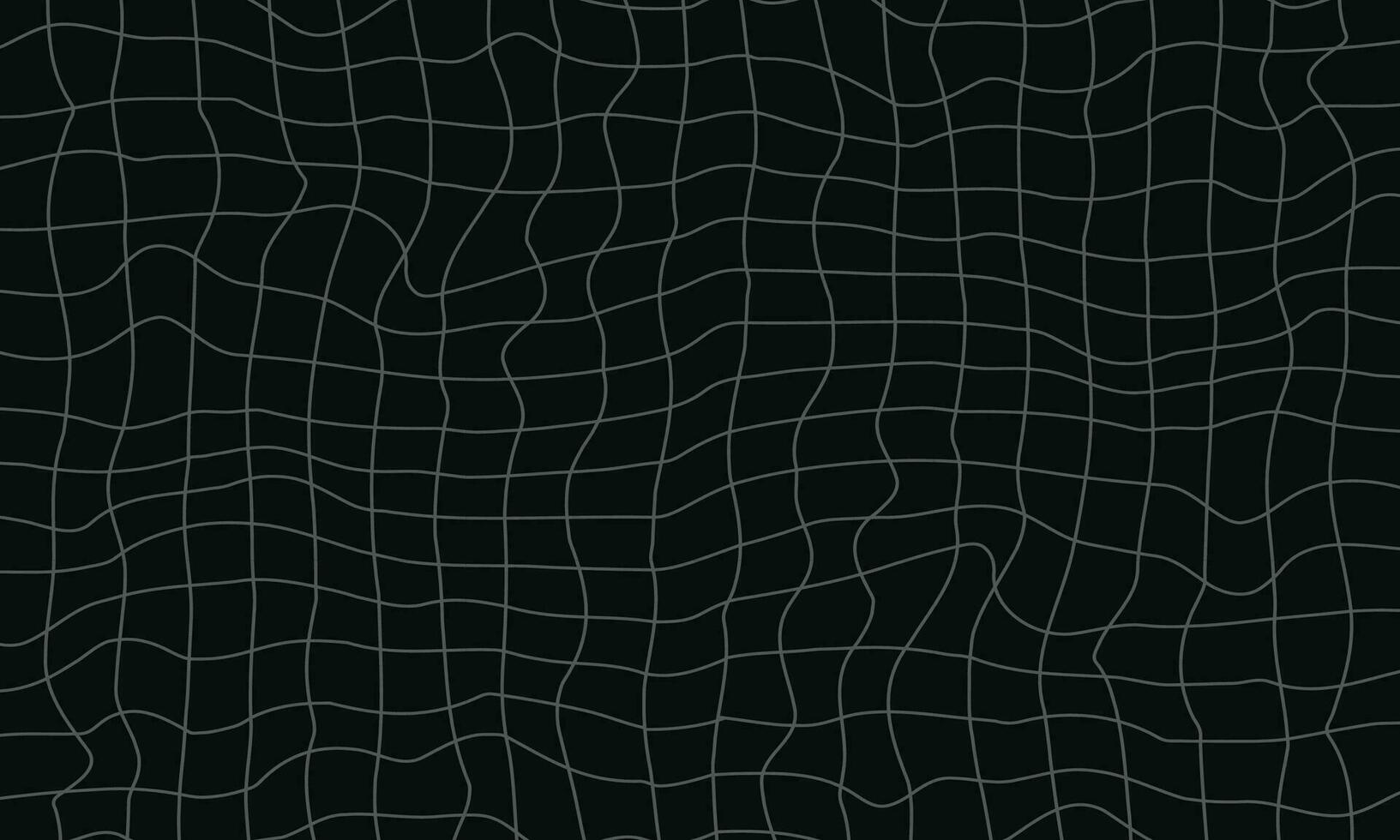 Vector grid abstract wave web on dark background