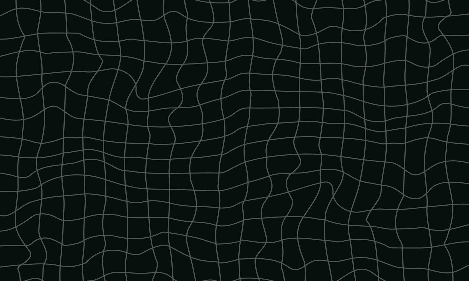 Vector grid abstract wave web on dark background