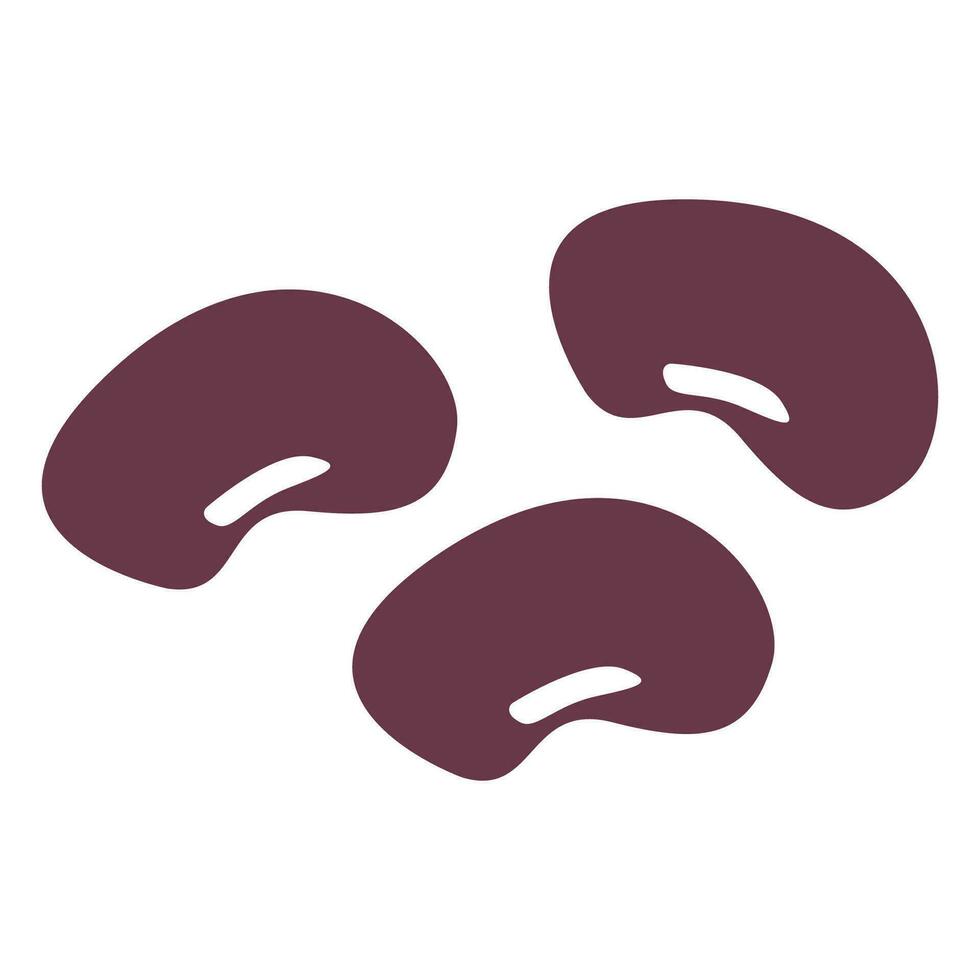 Vector beans set collection icon beans vector