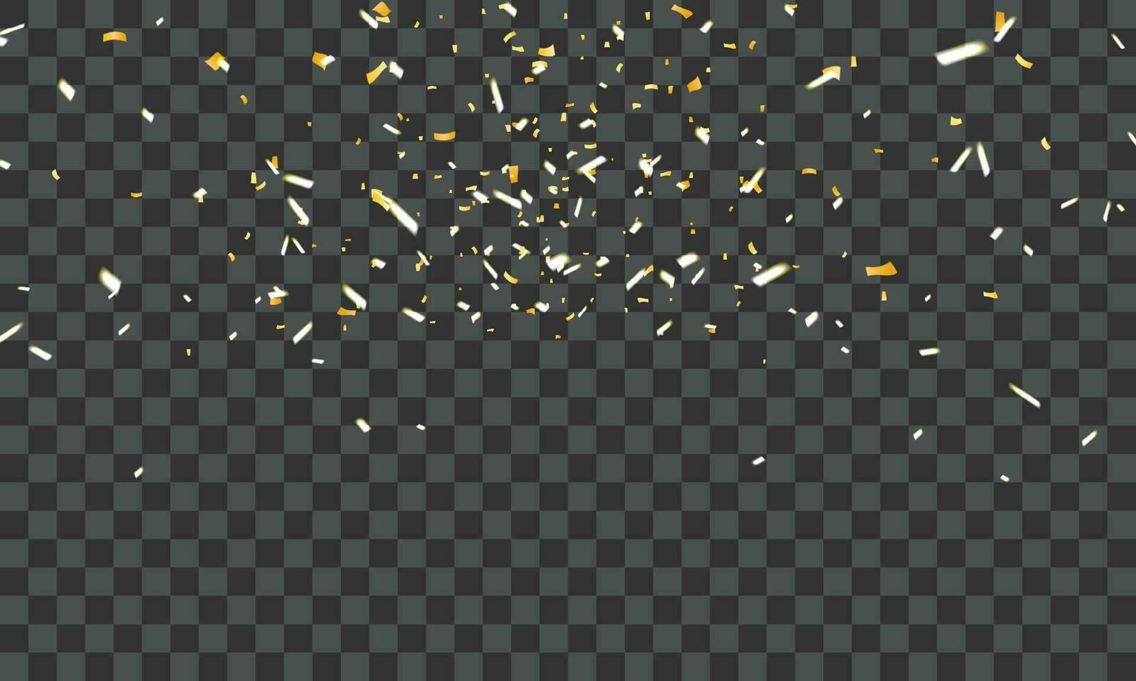 Vector celebration background template with confetti gold ribbons. luxury greeting rich card