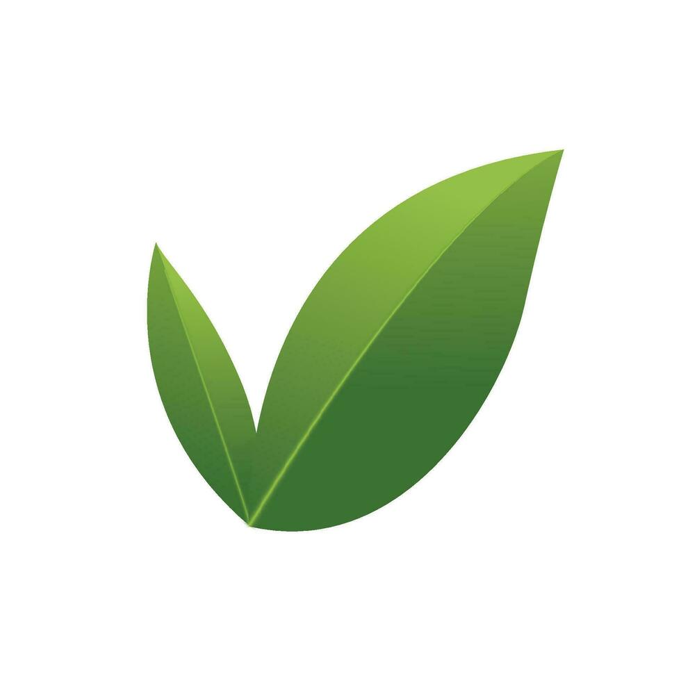 Vector leaf logo icon vector design template