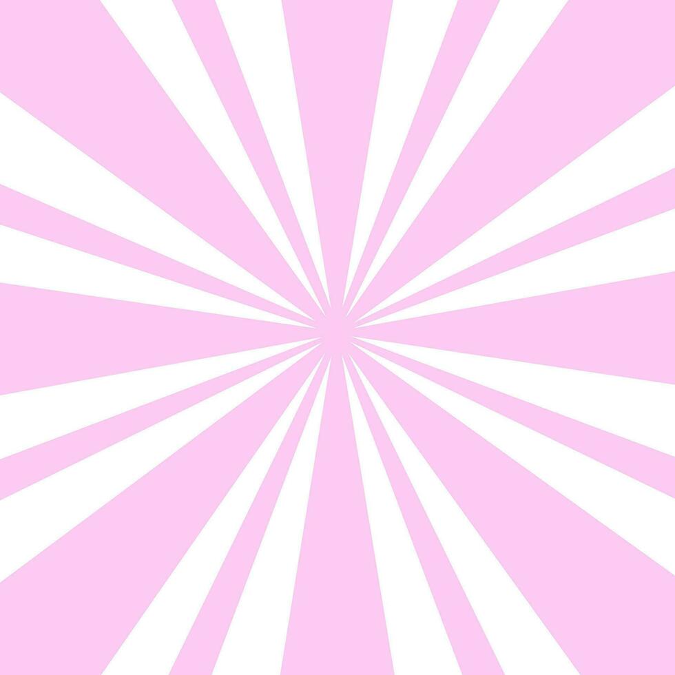 pink rays of sun background. Illustration for printing, backgrounds, covers and packaging. Image can be used for greeting cards, posters, stickers and textile. Isolated on white background. vector