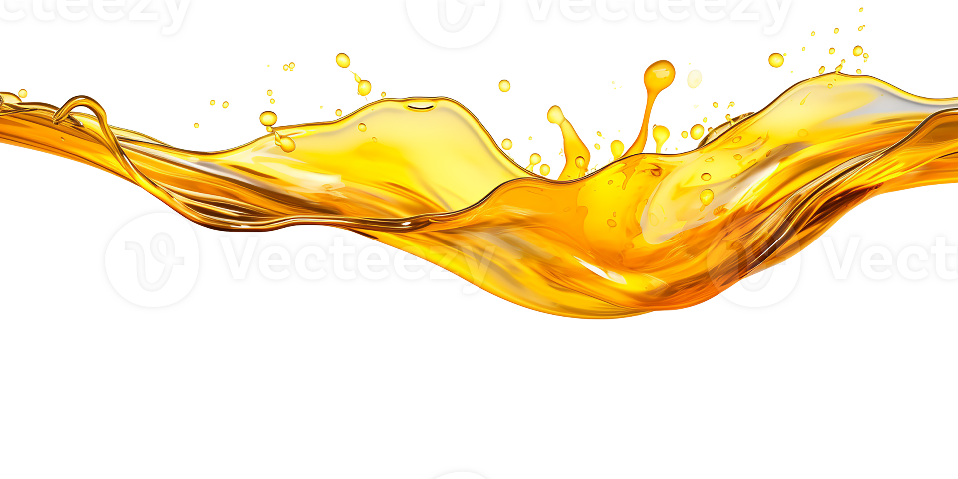 photorealistic image of a splash of oil, apple juice juice. transparent splash with drops and splashes. AI Generative png