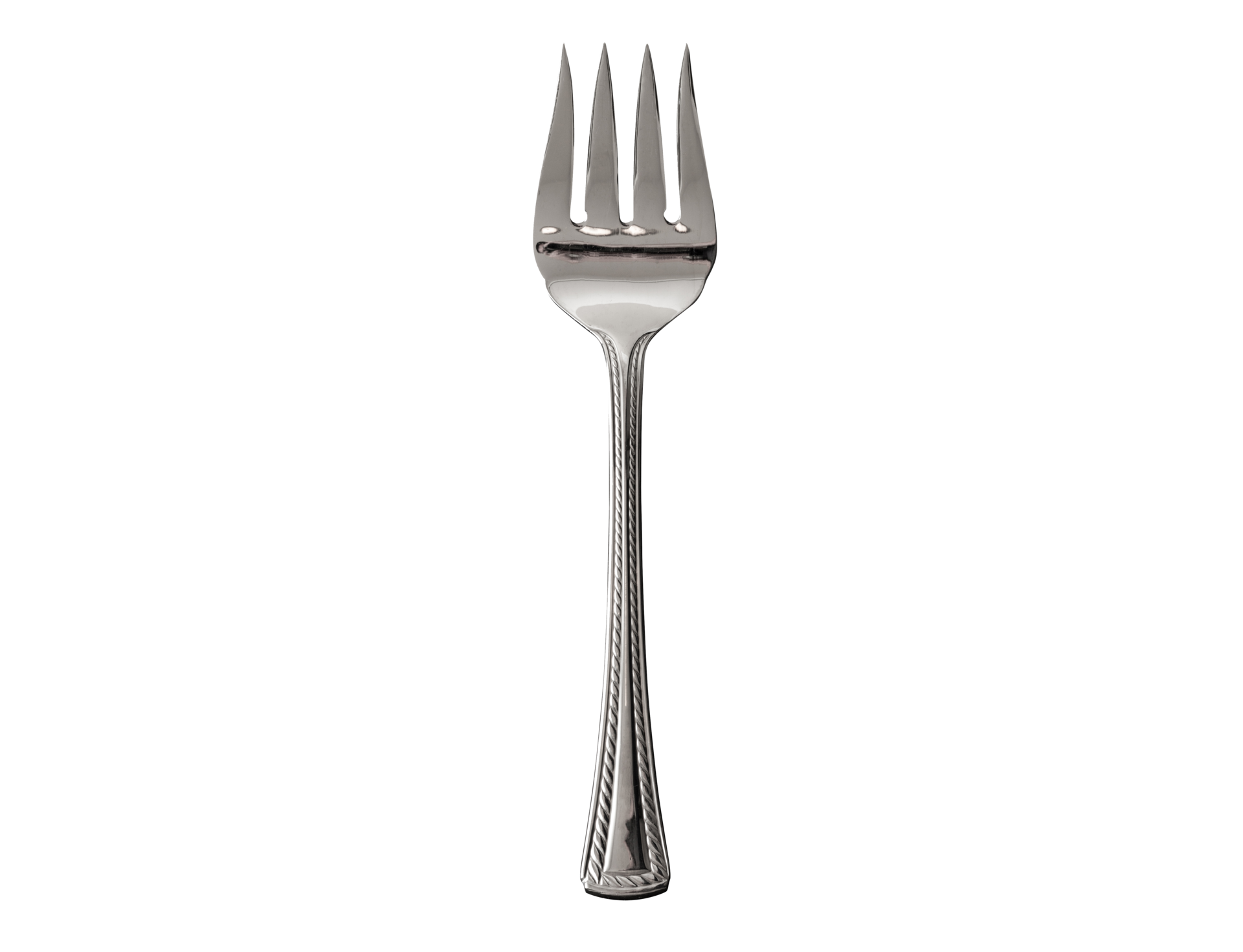 Isolated utensil silver big fork on transparent background 34335056 PNG