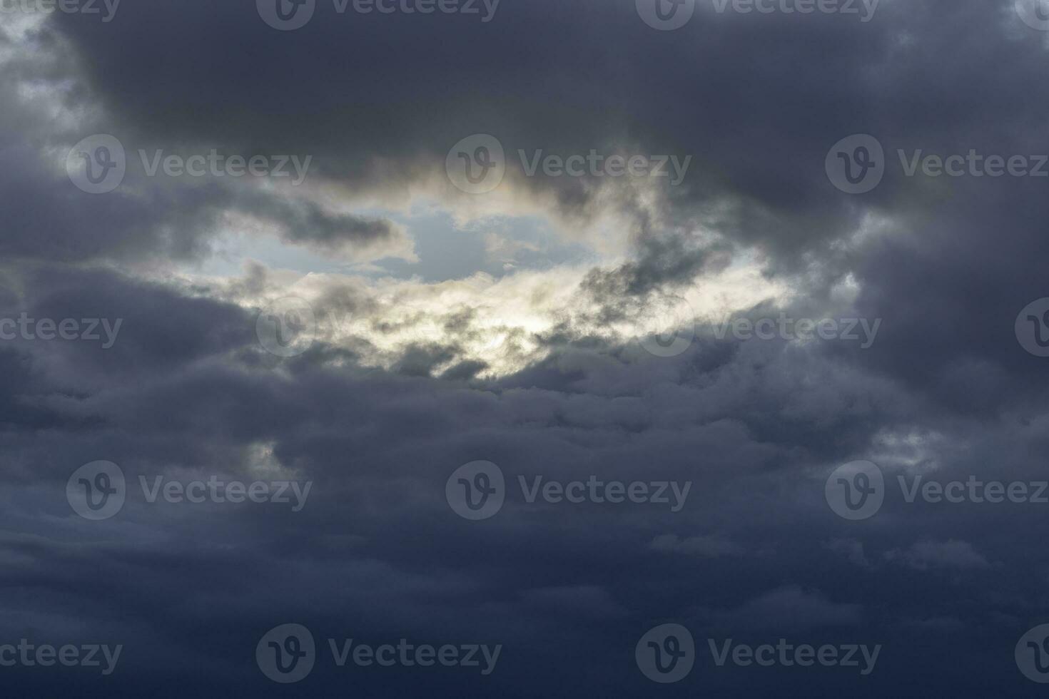 Image of dark clouds in the sky photo