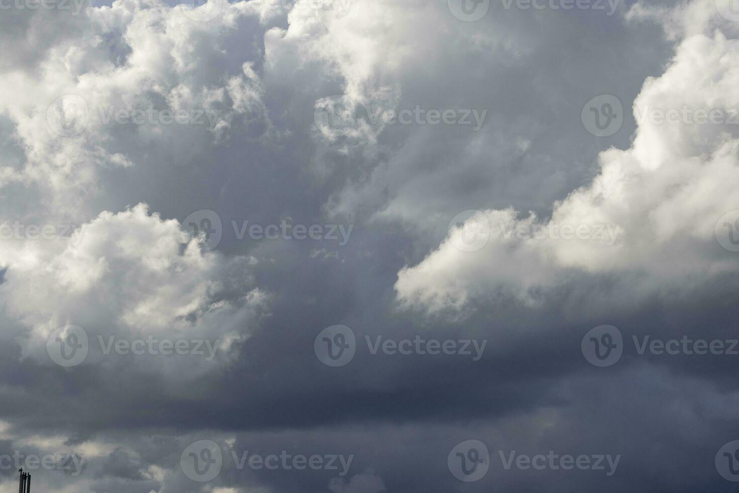 Image of dark clouds in the sky photo
