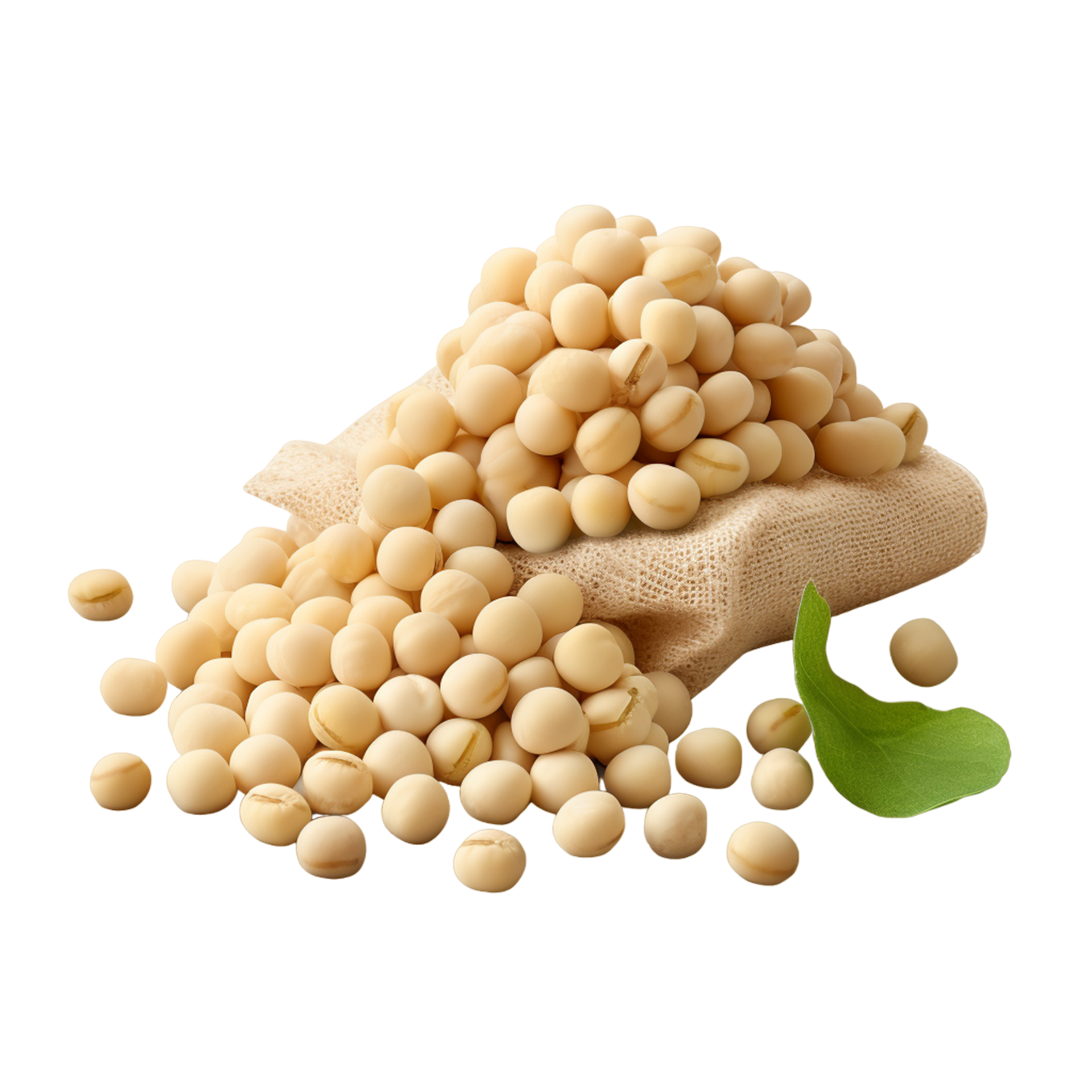 soybean or soya bean in wooden bowl Raw soy beans fresh and organic