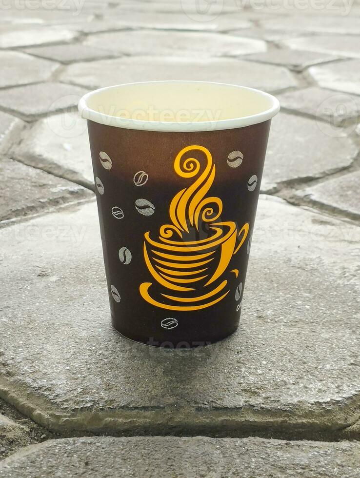 Paper cup of coffee photo