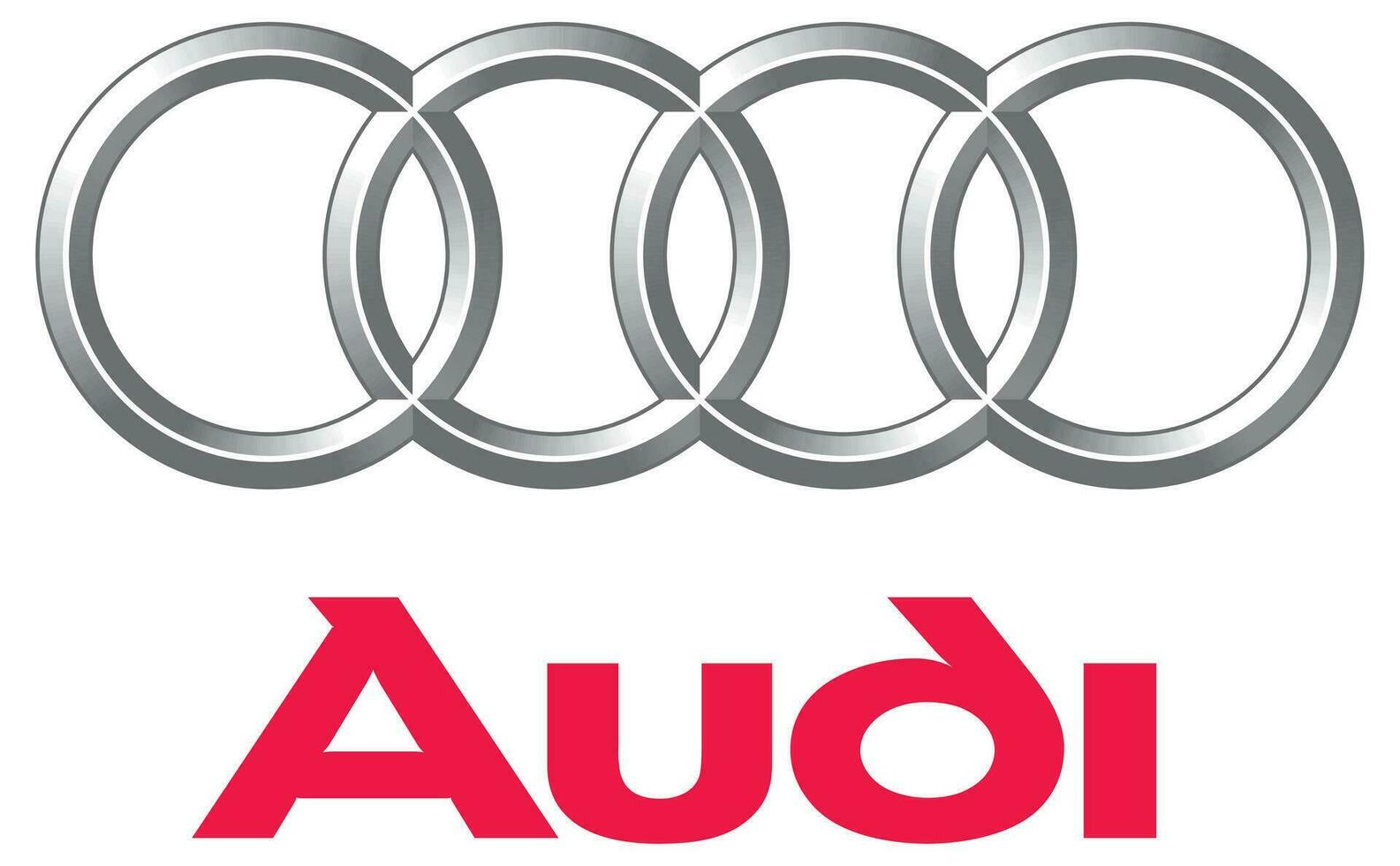 audi coche logo vector ilustración