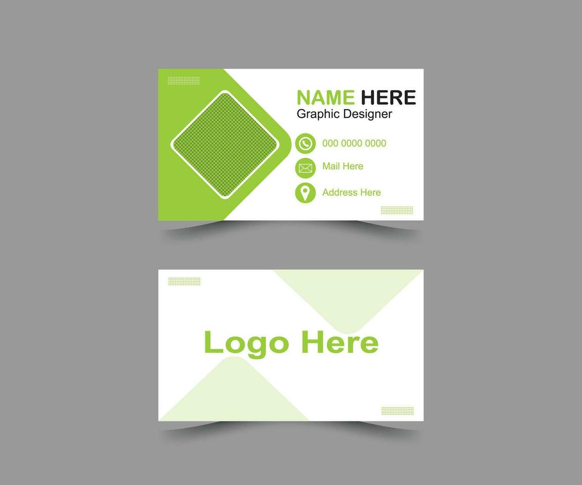 Vector professional creative business card template design