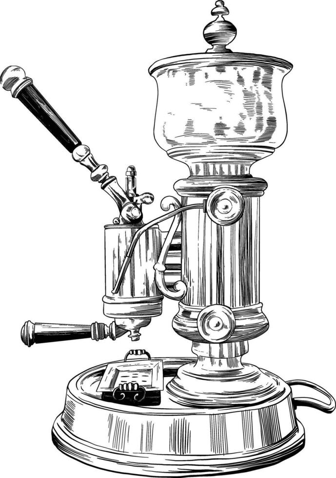 old vintage espresso machine illustration 34338188 Vector Art at Vecteezy